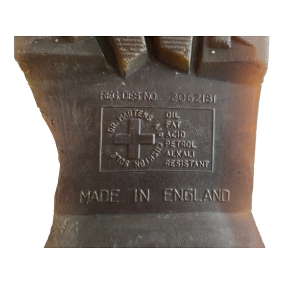 Vintage Doc Martens Steel-Toe Double Welt Wingtips. Made In England. US Men's 9 - Picture 7 of 7